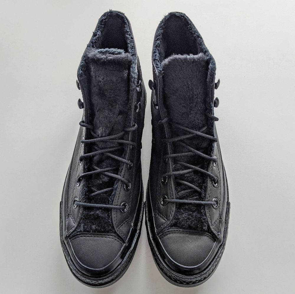 Converse CTAS Lift Ripple Hi Black/Black - Picture 3 of 7